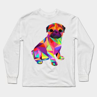 Pug Dog Molly Mops Long Sleeve T-Shirt